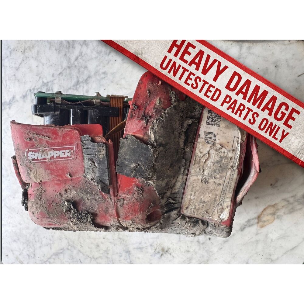 FOR PARTS Snapper 60V Lithium Ion Battery Pack damaged! 18650 Cells *read*